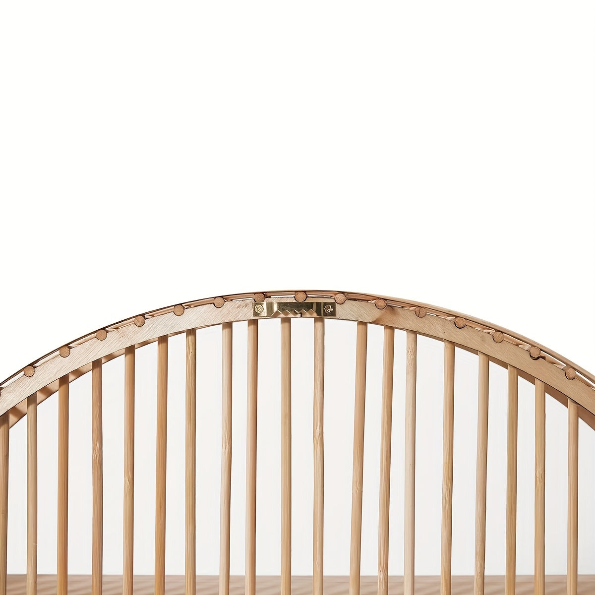Round Bamboo Wall Shelf Handmade Boho