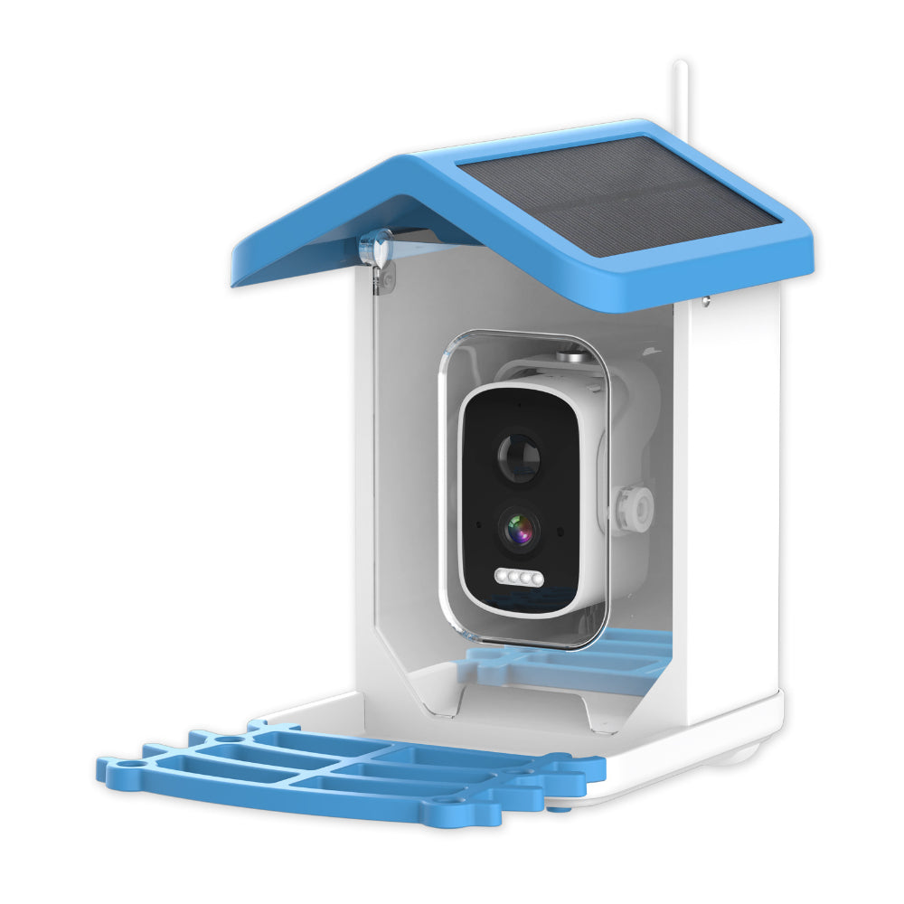 Bird Feeder Camera Outdoor Solar Roof Smart