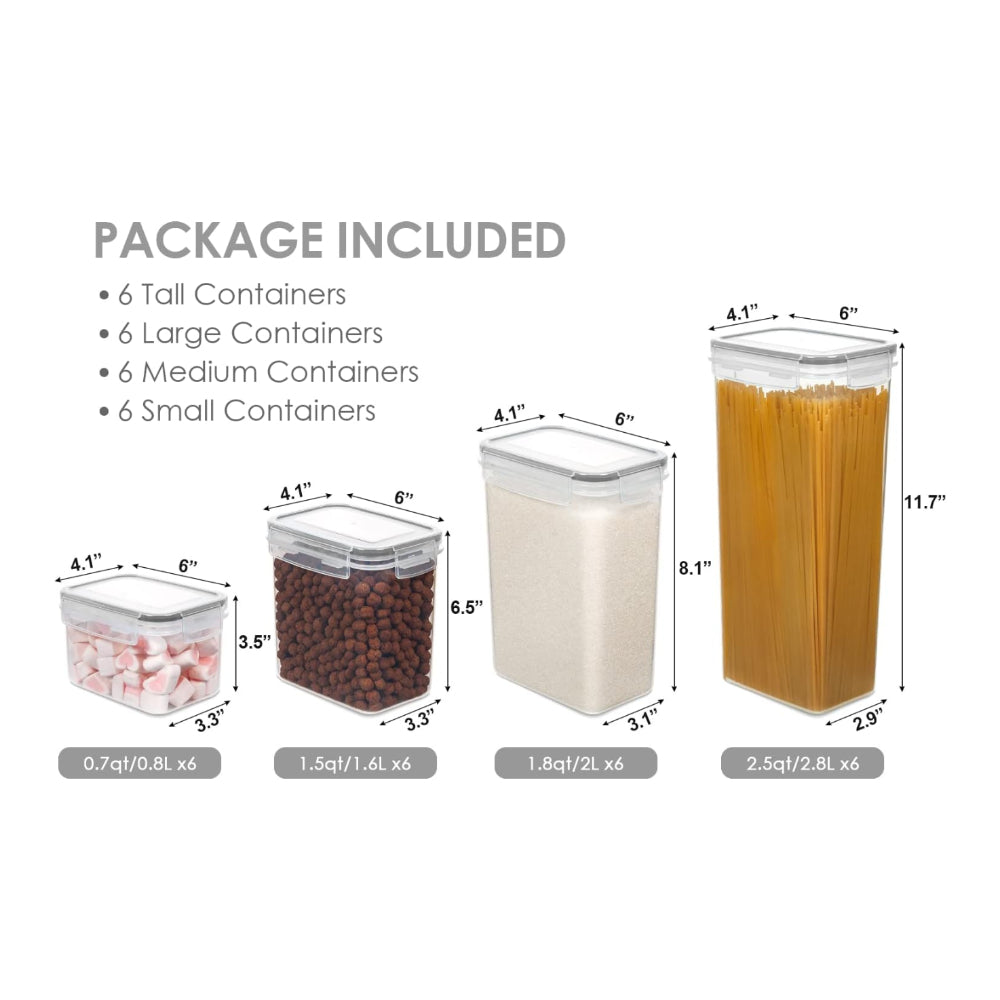 Food Storage Containers Airtight Stackable