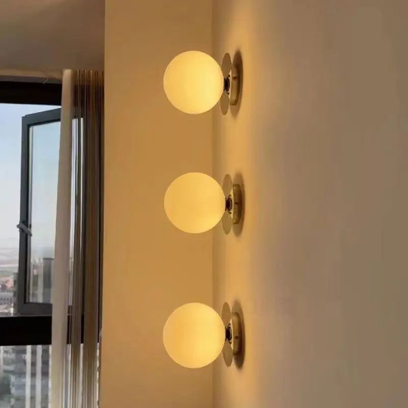 Nordic Globe Glass Wall Lamp Minimalist
