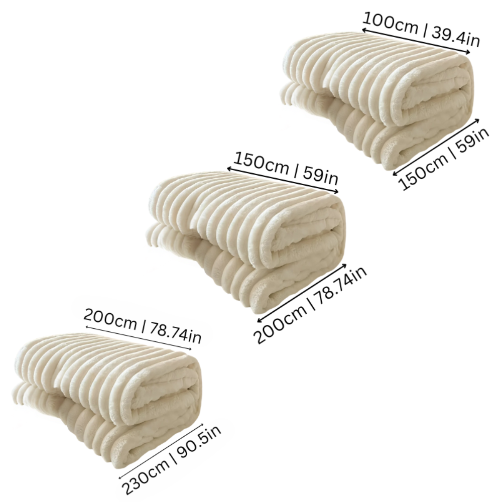 Plush Throw Blanket Soft Warm Cozy Bed