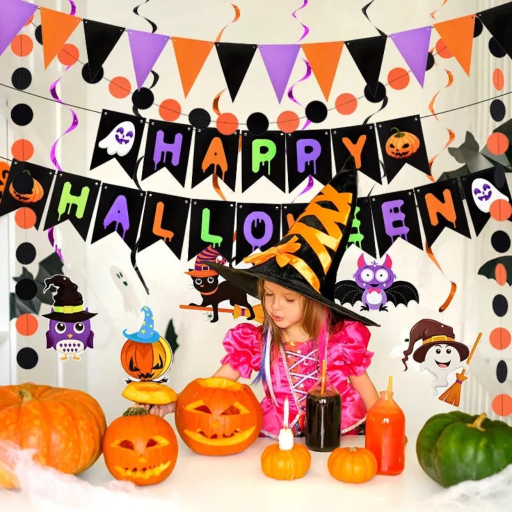 Halloween Decoration Banner Wall Hanging