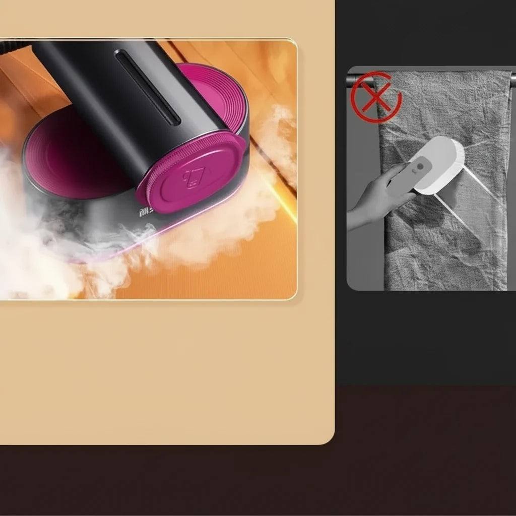 Handheld Steam Iron Compact Design Clothes