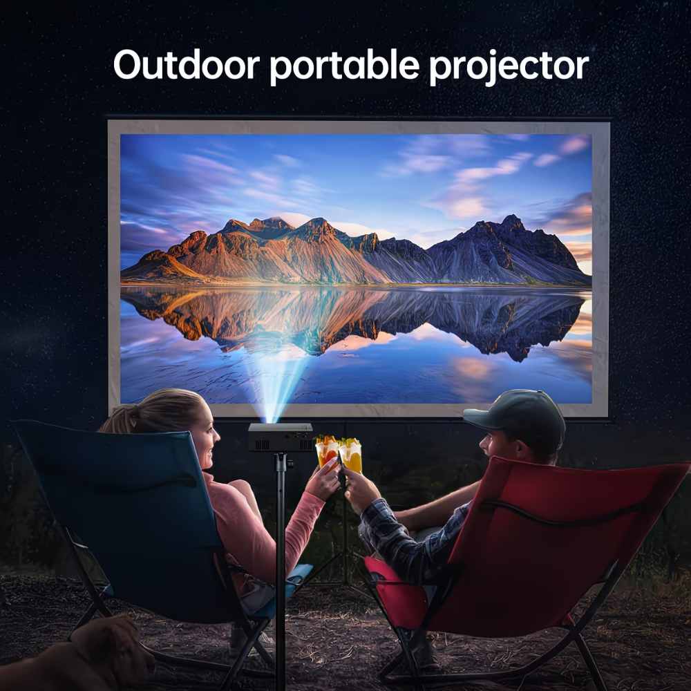 Portable Mini Projector 1080P Support