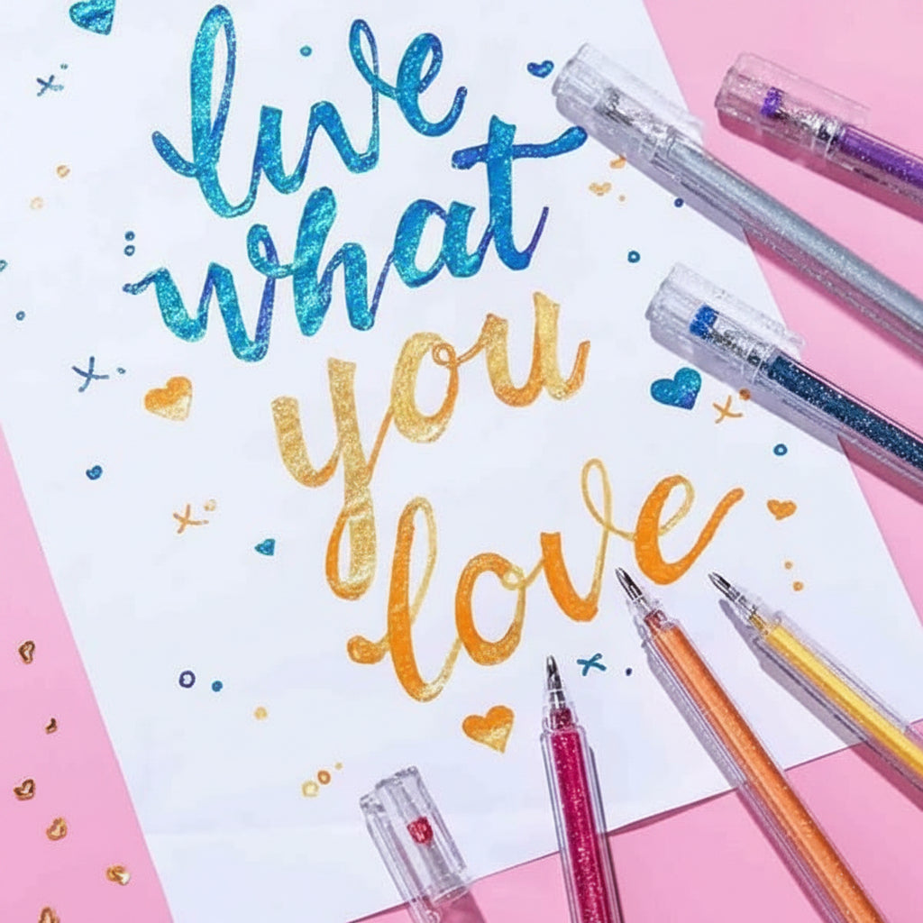 Sparkle Gel Pens Glitter Writing Creative