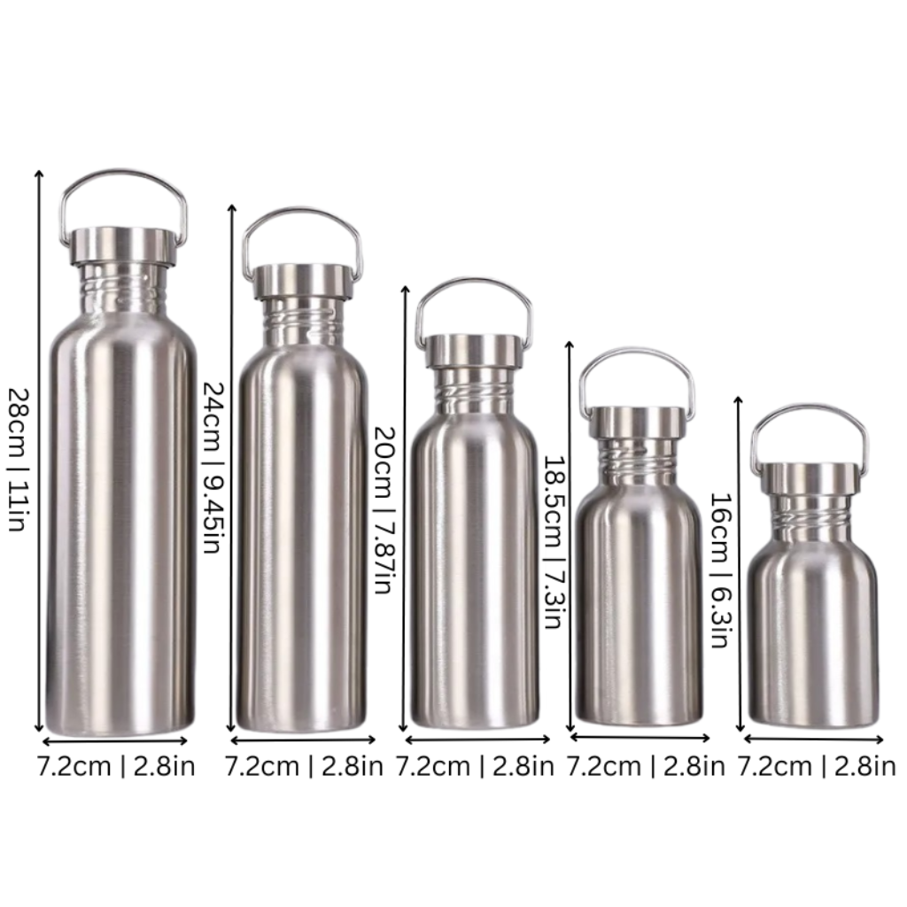 Stainless Steel Water Bottle Reusable