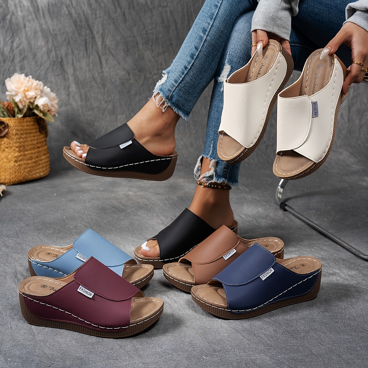 Women's Wedge Espadrille Sandals Sandals