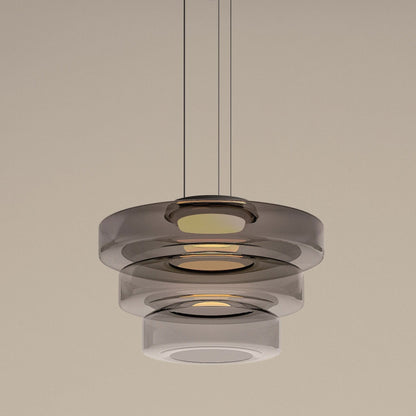 Glass Pendant Lamp Bauhaus Style Hanging