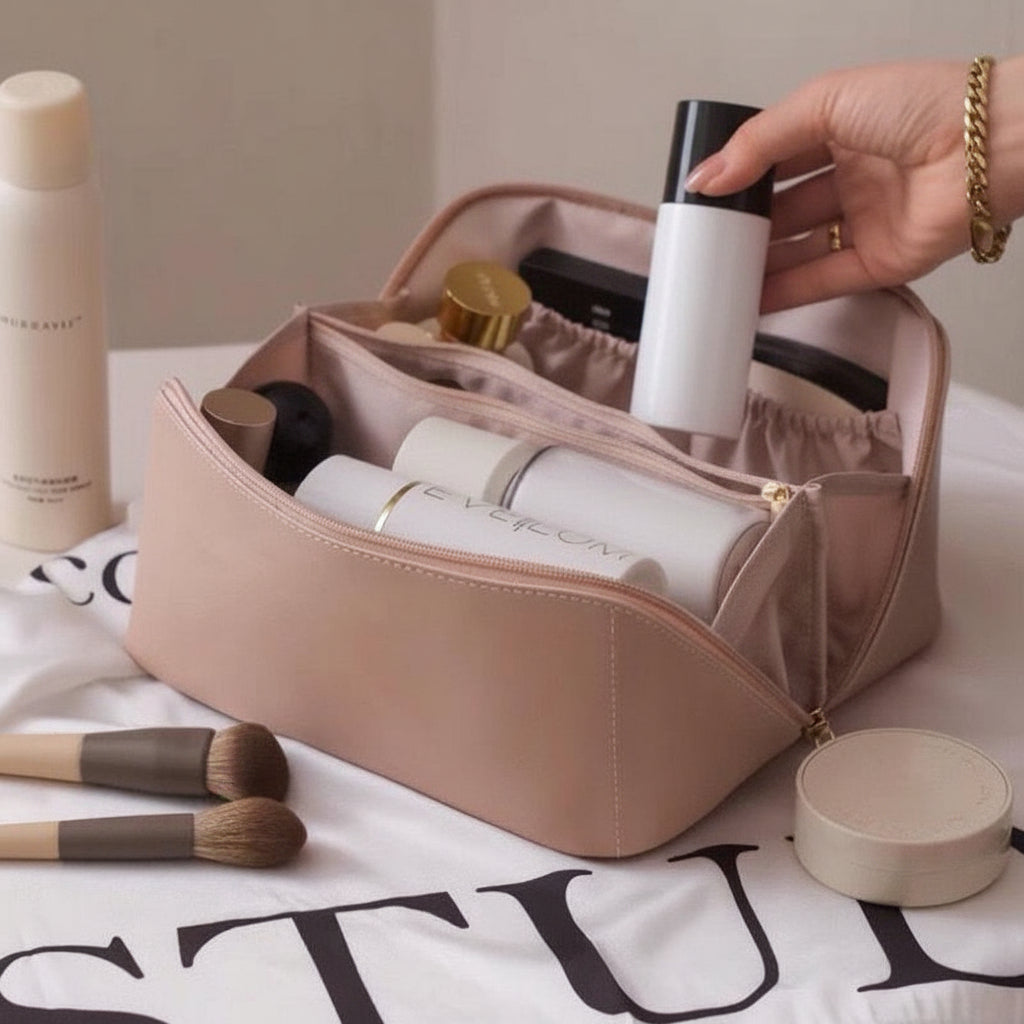 Makeup Bag Travel Cosmetic Organizer Large