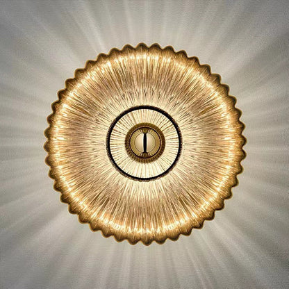 Nordic Vintage Glass Wall Sconce Striped