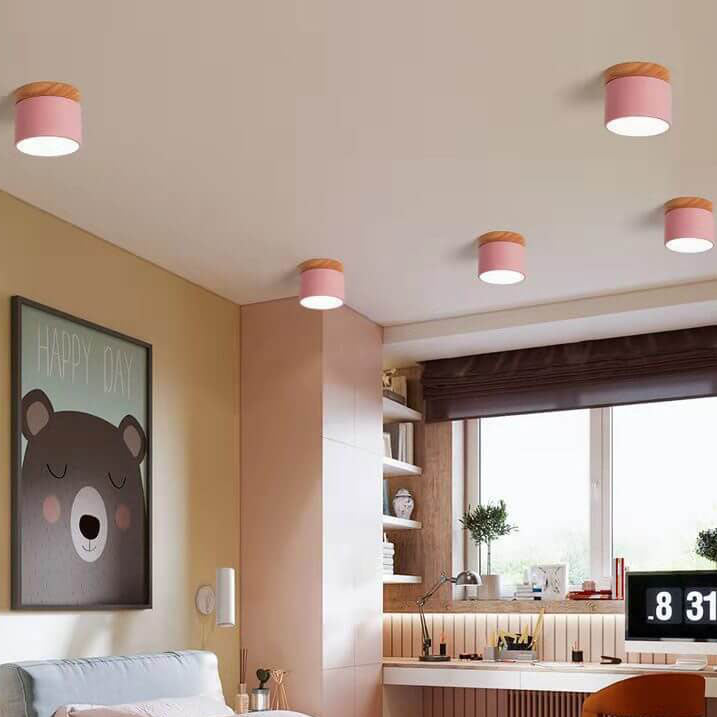 Scandinavian Macaron LED Ceiling Light
