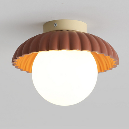 Iron Hallway Ceiling Light Modern Glass &