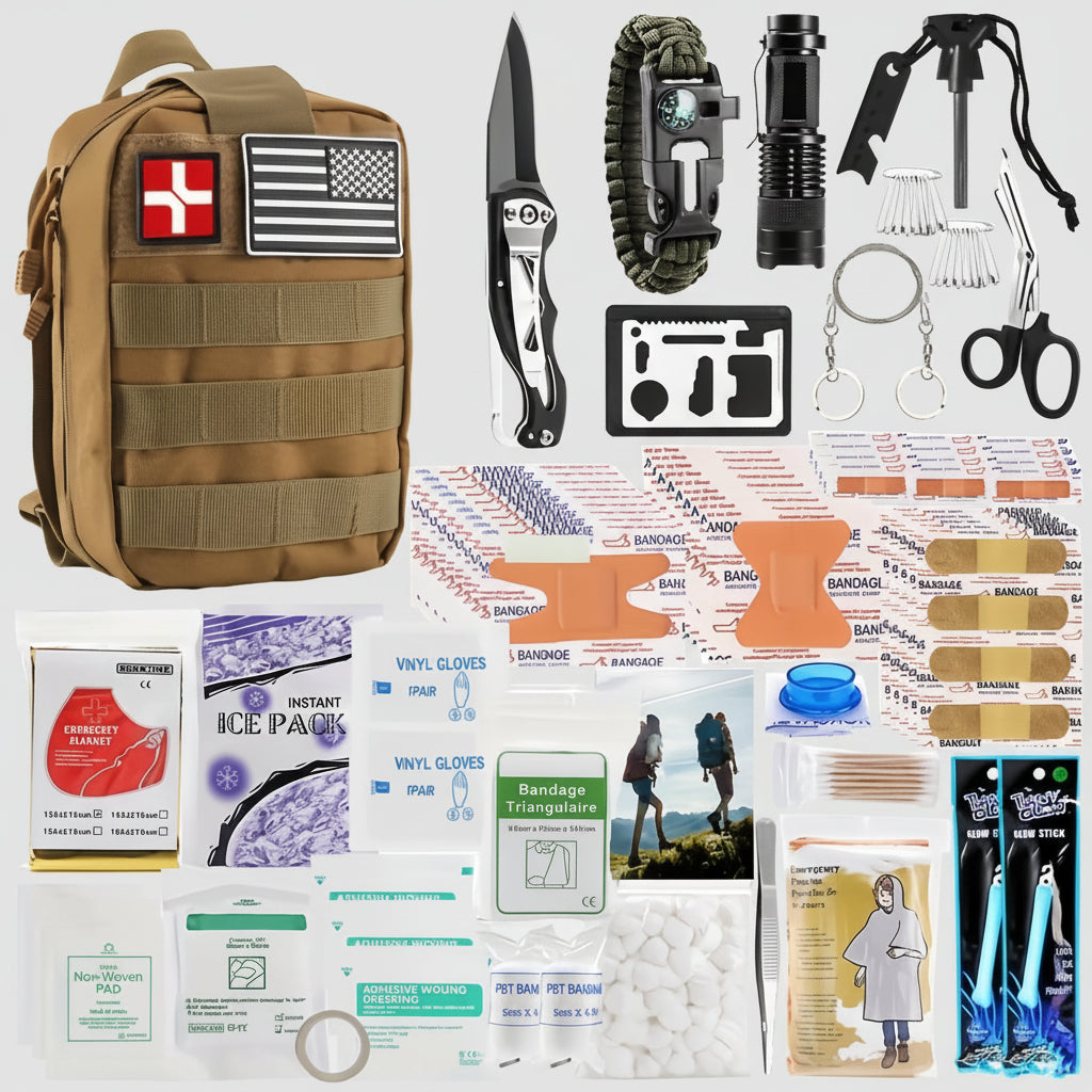 Tactical Survival Gear Backpack Multi Tool