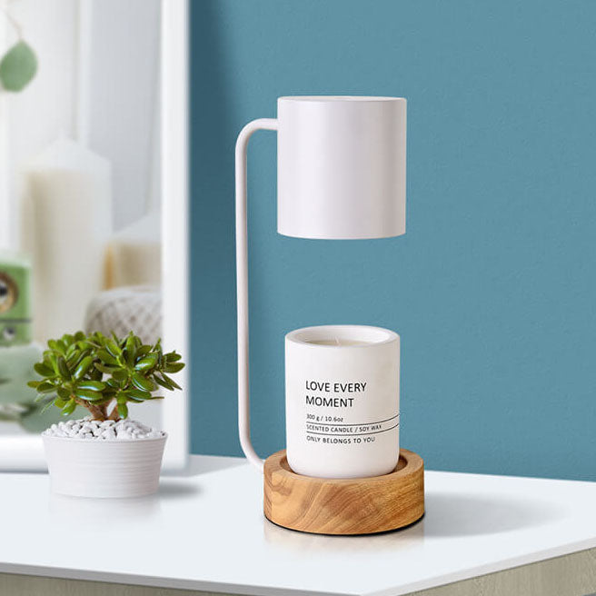 Japanese Minimalist Table Lamp Wood & Metal