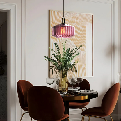 Mireta Glass Pendant Light Retro Coloured