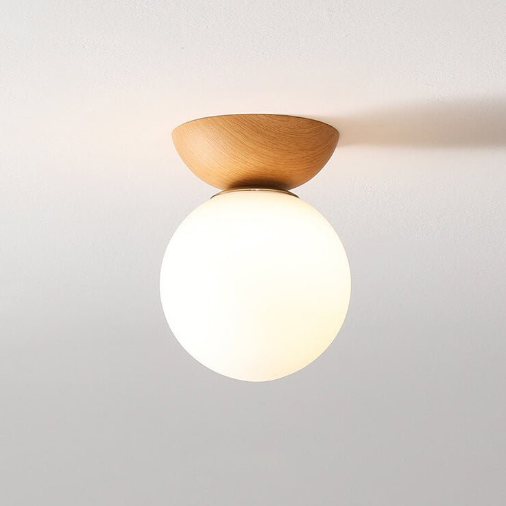 Japanese Style Ceiling Light Minimal Wood &