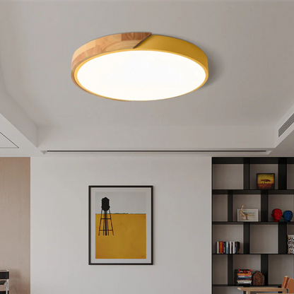 LED Ceiling Light Modern Nordic Wooden
