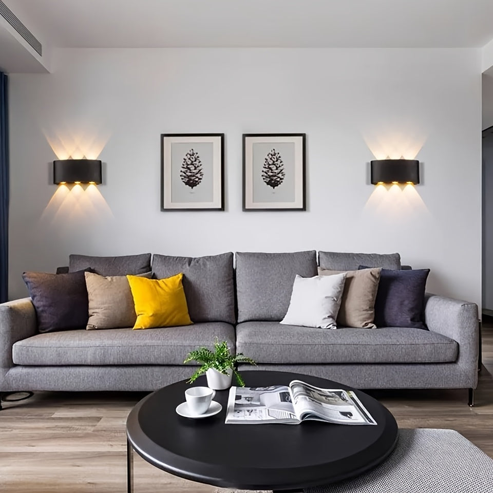 Modern Dual Beam LED Wall Light Indoor