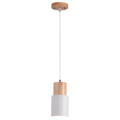 Nordic Macaron Cylinder Pendant Light Modern