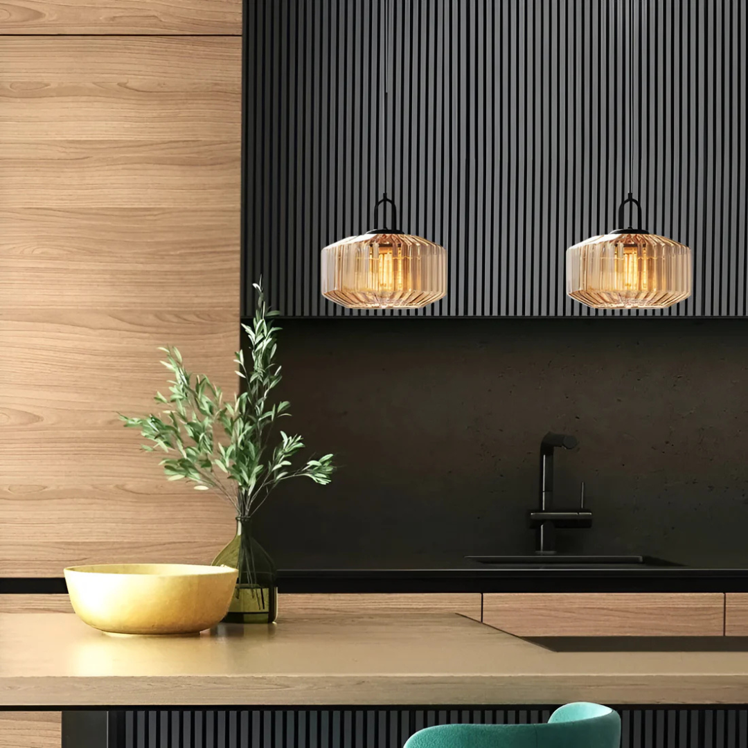 Mireta Glass Pendant Light Retro Coloured