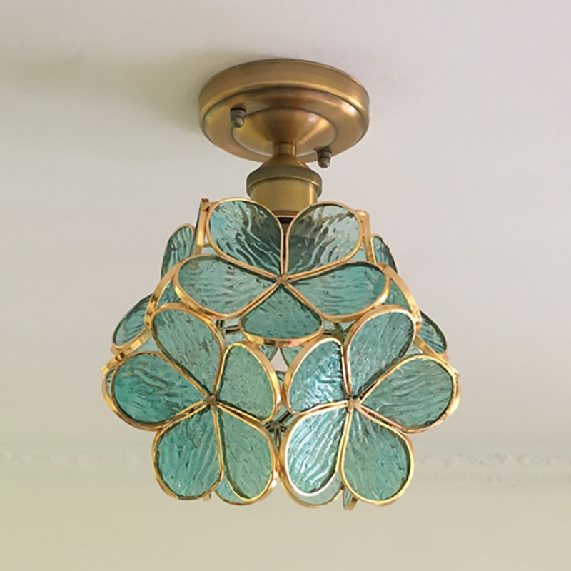 Retro Flower Ceiling Light Colourful Vintage