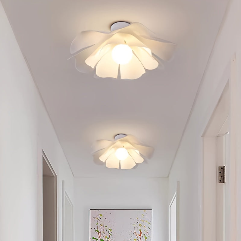 Rose Petal Ceiling Light Modern Semi Flush