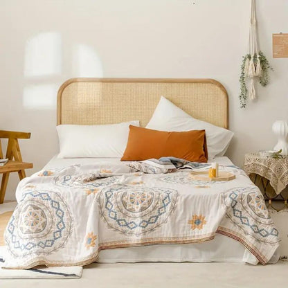 Blanket Throw Mandala Boho Pattern Design