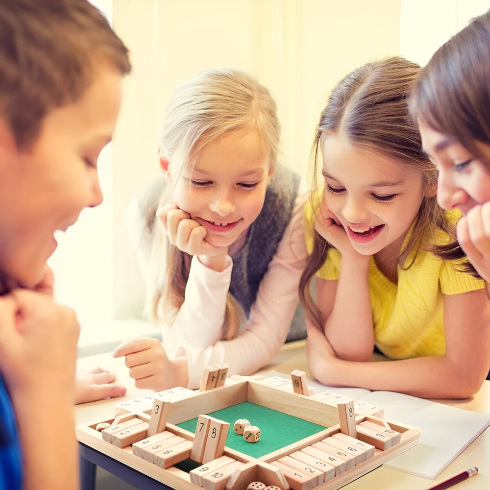 Board Game Wooden Math Learning Family