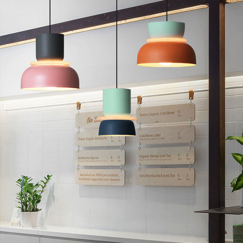 Nordic Colorful Macaron Pendant Light