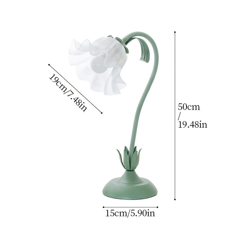 Floral Table Lamp USB Powered