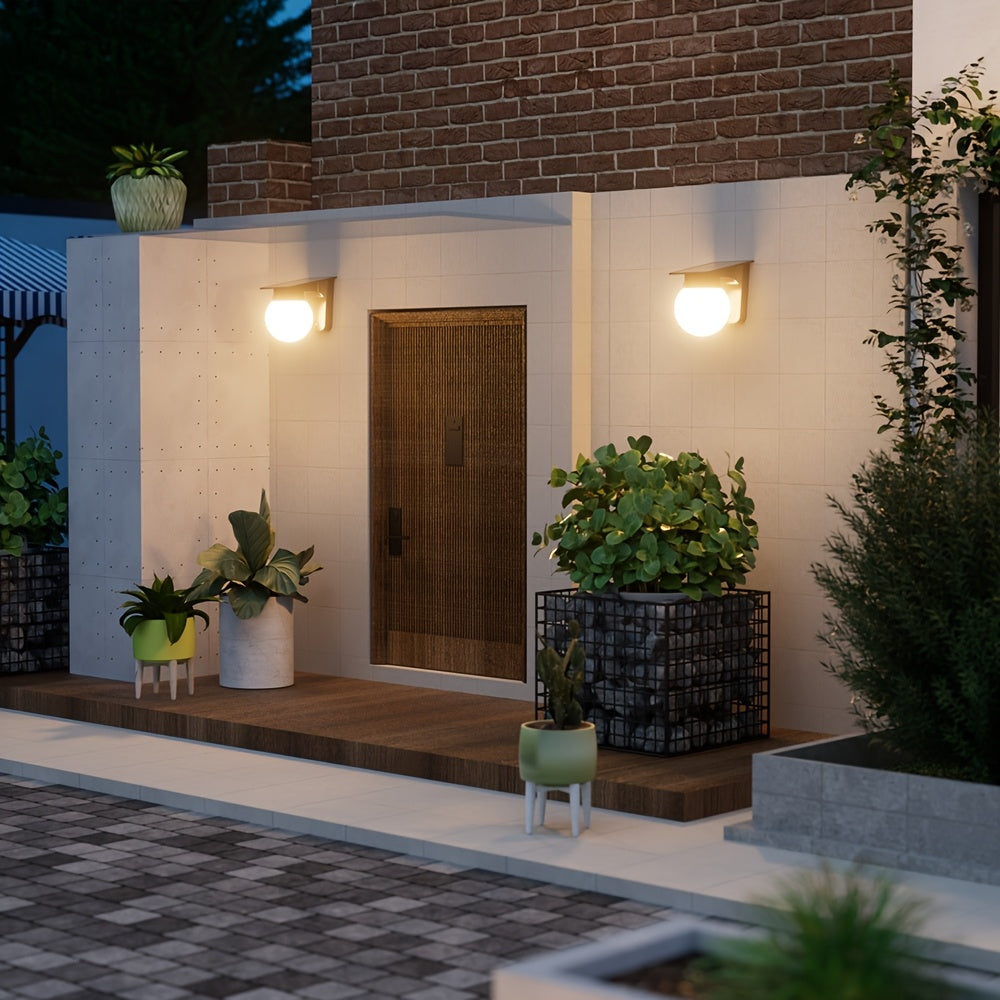 Solar Globe LED Wall Light Smart Dimmable