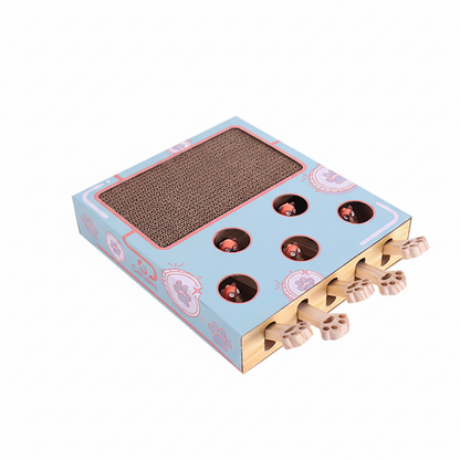 Cat Scratcher Puzzle Box Interactive Toy