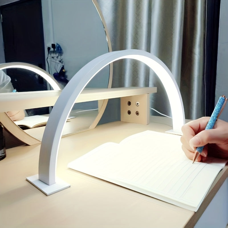 Crescent Moon LED Desk Lamp Adjustable USB