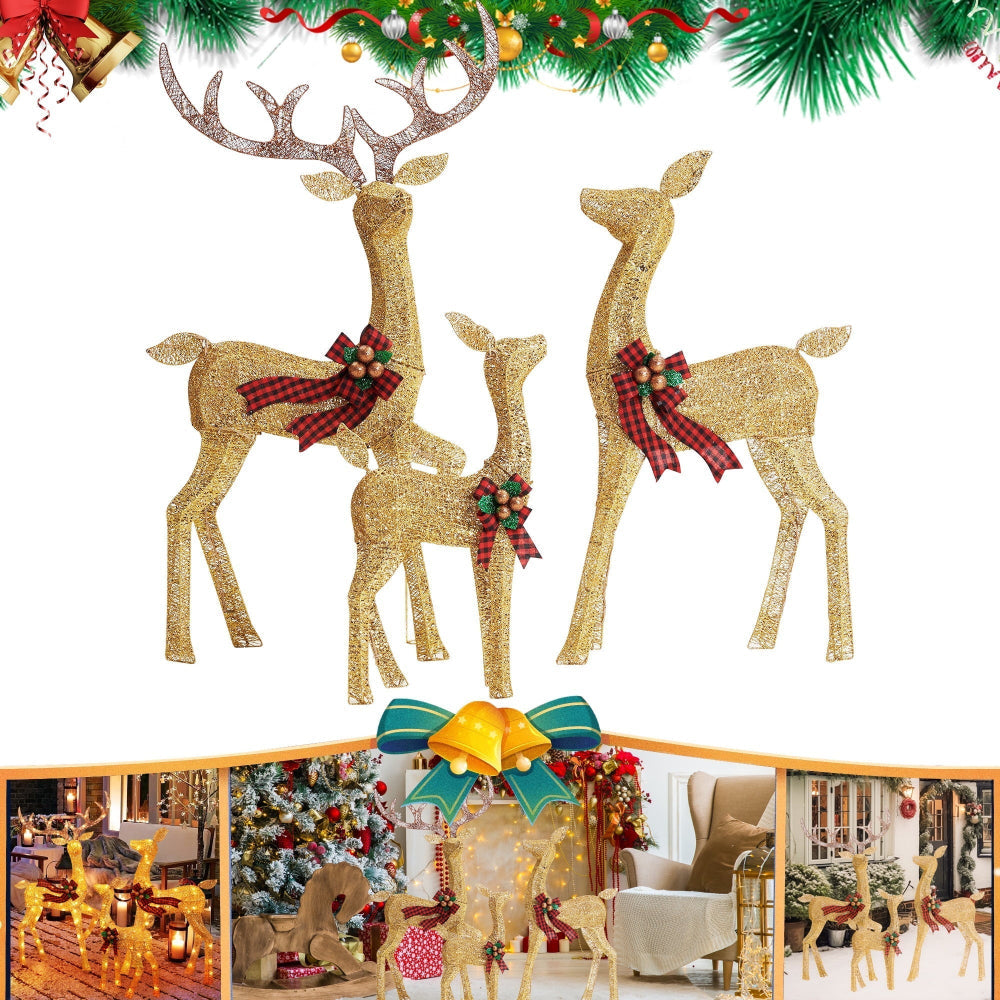 Christmas Outdoor Decorations LED Reindeer