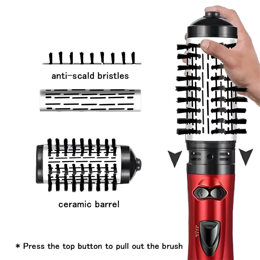 Hair Hot Air Brush Rotating Styling Dryer