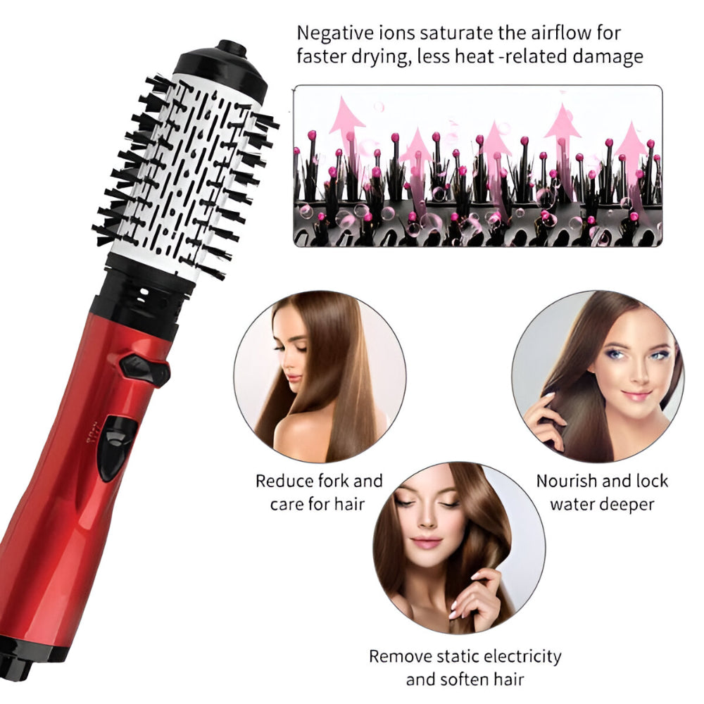 Hair Hot Air Brush Rotating Styling Dryer
