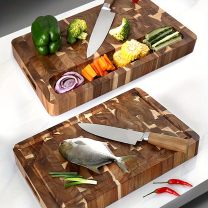 Acacia Wood Cutting Board Durable End Grain