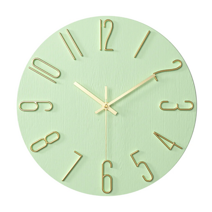 Noble Modern Wall Clock Minimalist Gold