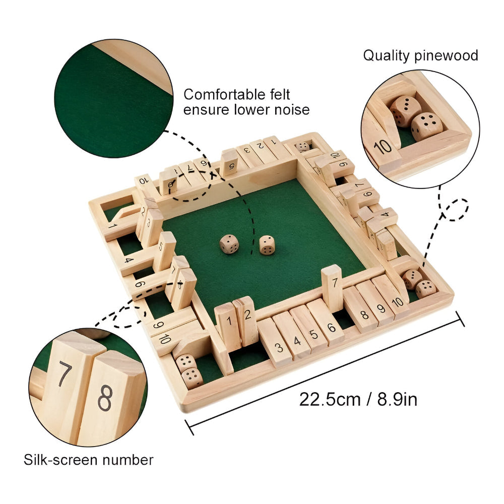 Board Game Wooden Math Learning Family