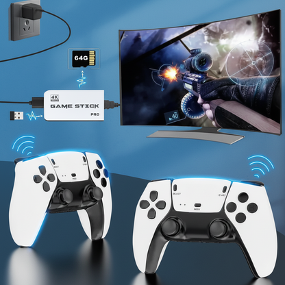 Game Console Stick 4K Retro Gaming Wireless