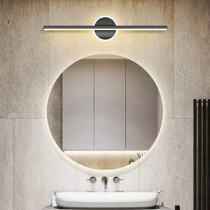 Luxe LED Mirror Wall Light Minimalist Black