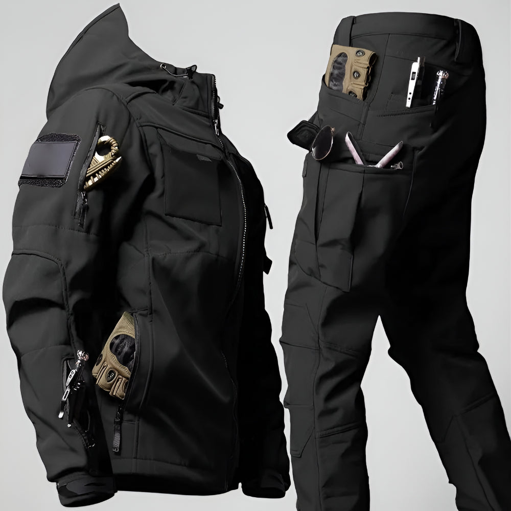 Men's Tactical Outdoor Jacket Pants Rugged