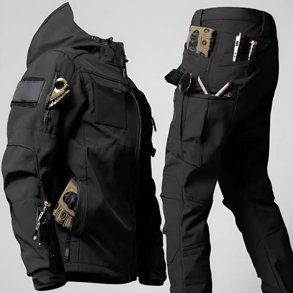 Men's Tactical Outdoor Jacket Pants Rugged