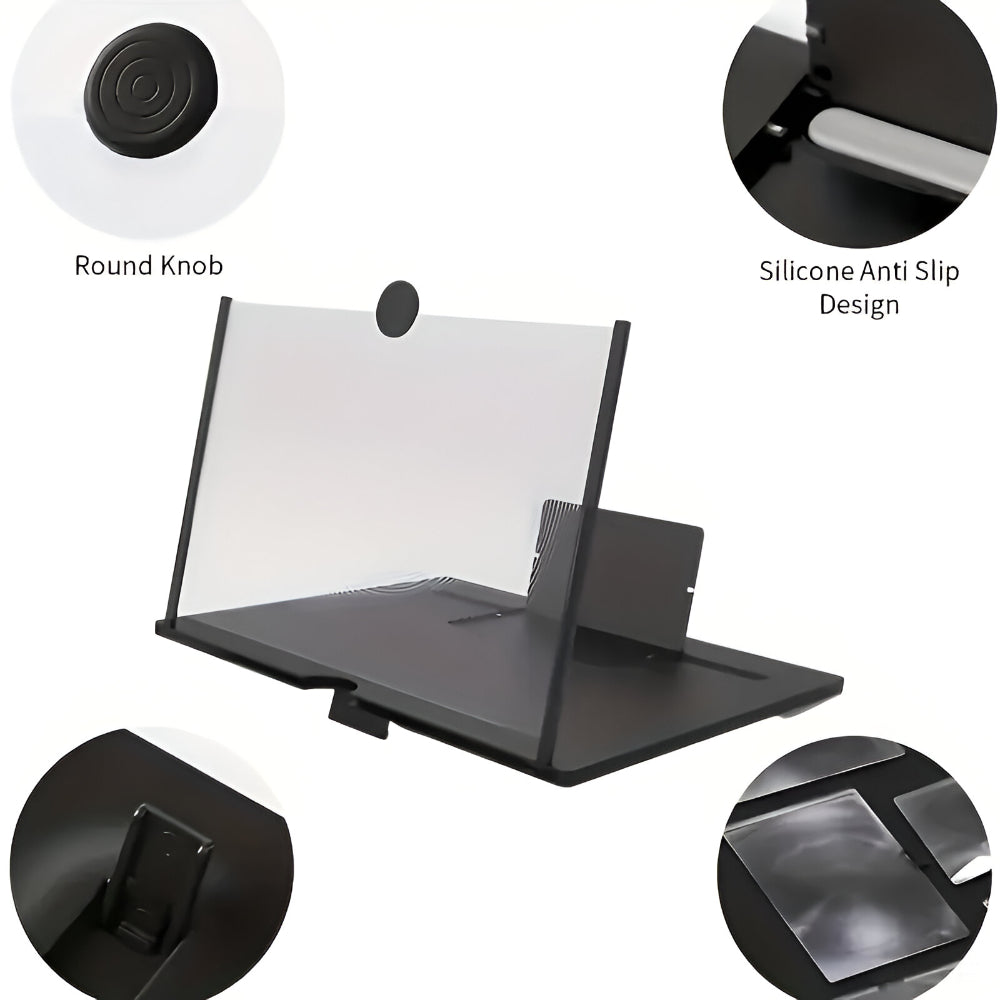Phone Stand Screen Magnifier Foldable Holder