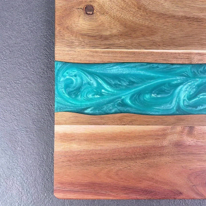 Resin River Cutting Board Acacia Wood