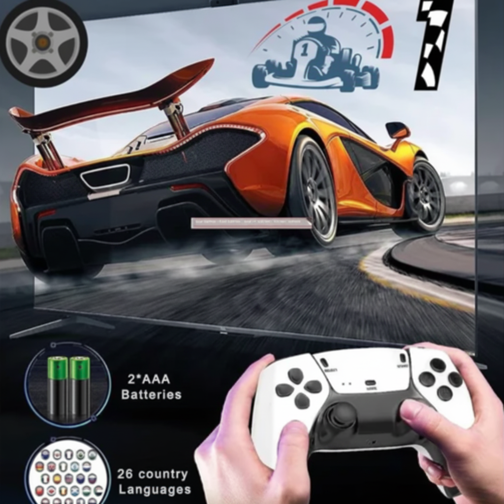 Game Console Stick 4K Retro Gaming Wireless