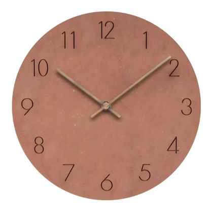 Nork Minimalist Wall Clock Contemporary Wood