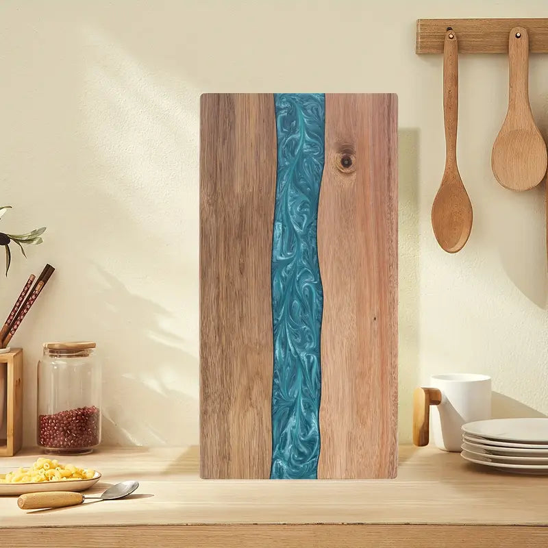 Resin River Cutting Board Acacia Wood