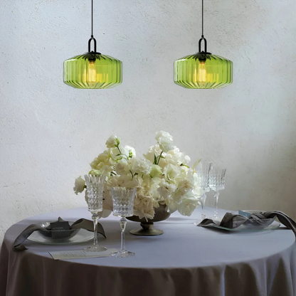 Mireta Glass Pendant Light Retro Coloured