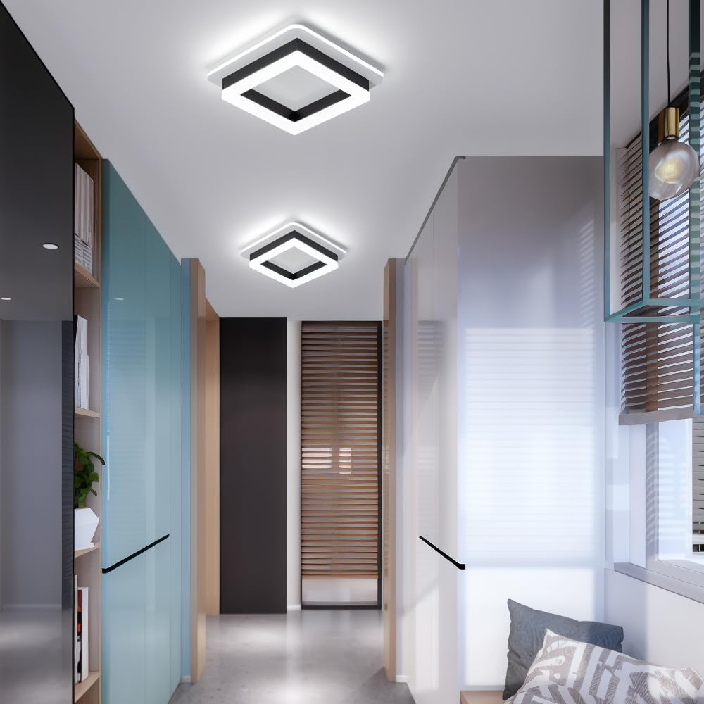 Square LED Ceiling Light Modern Flush Mount